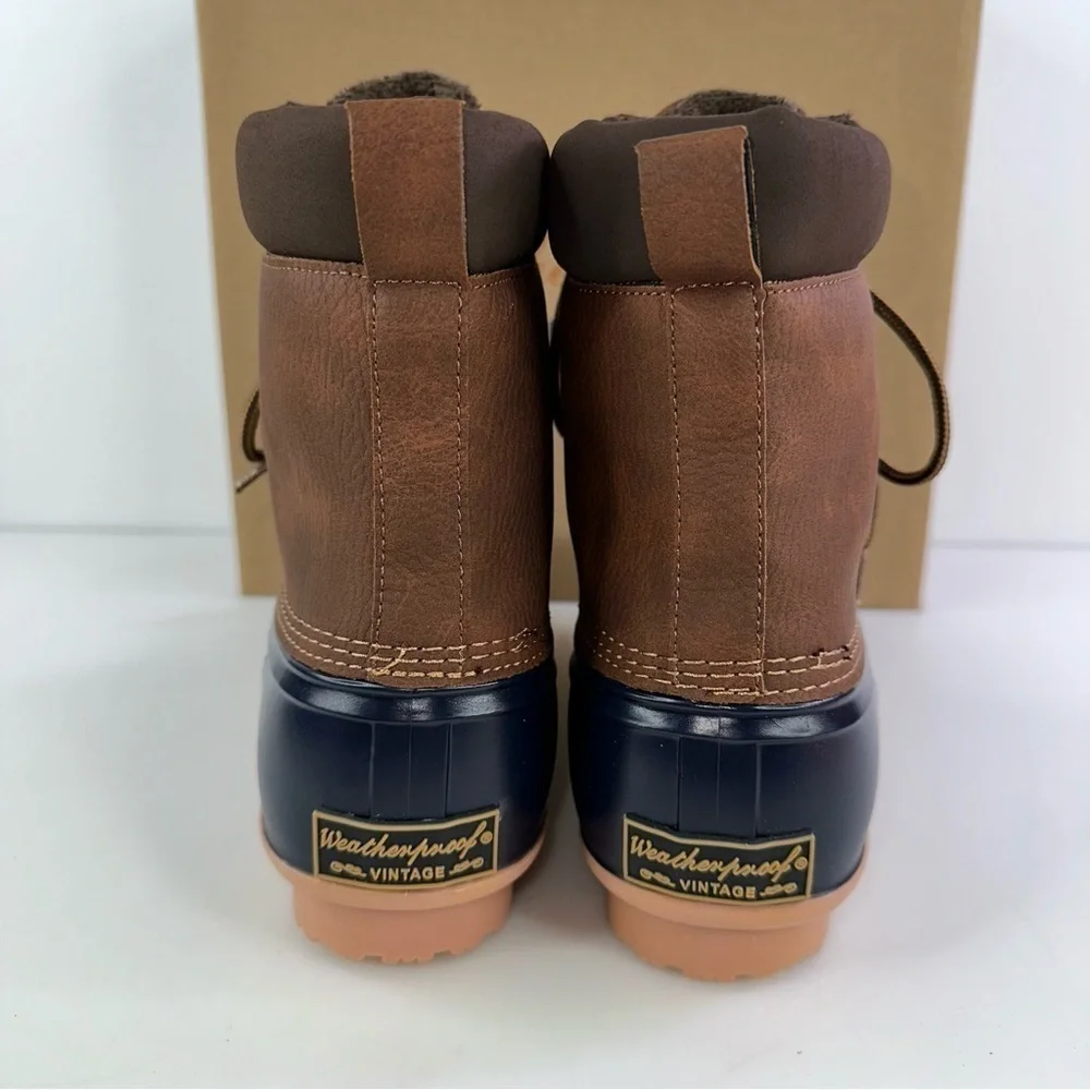 Weatherproof Vintage Men's Adam Duck Boots Chocolate/Brown Shoes